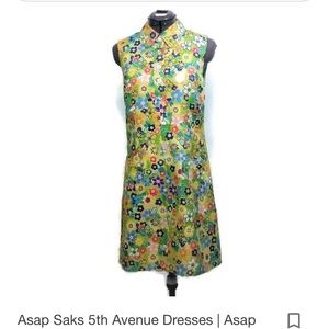 a.s.a.p. SAKS Fifth Avenue size10 floral dress
